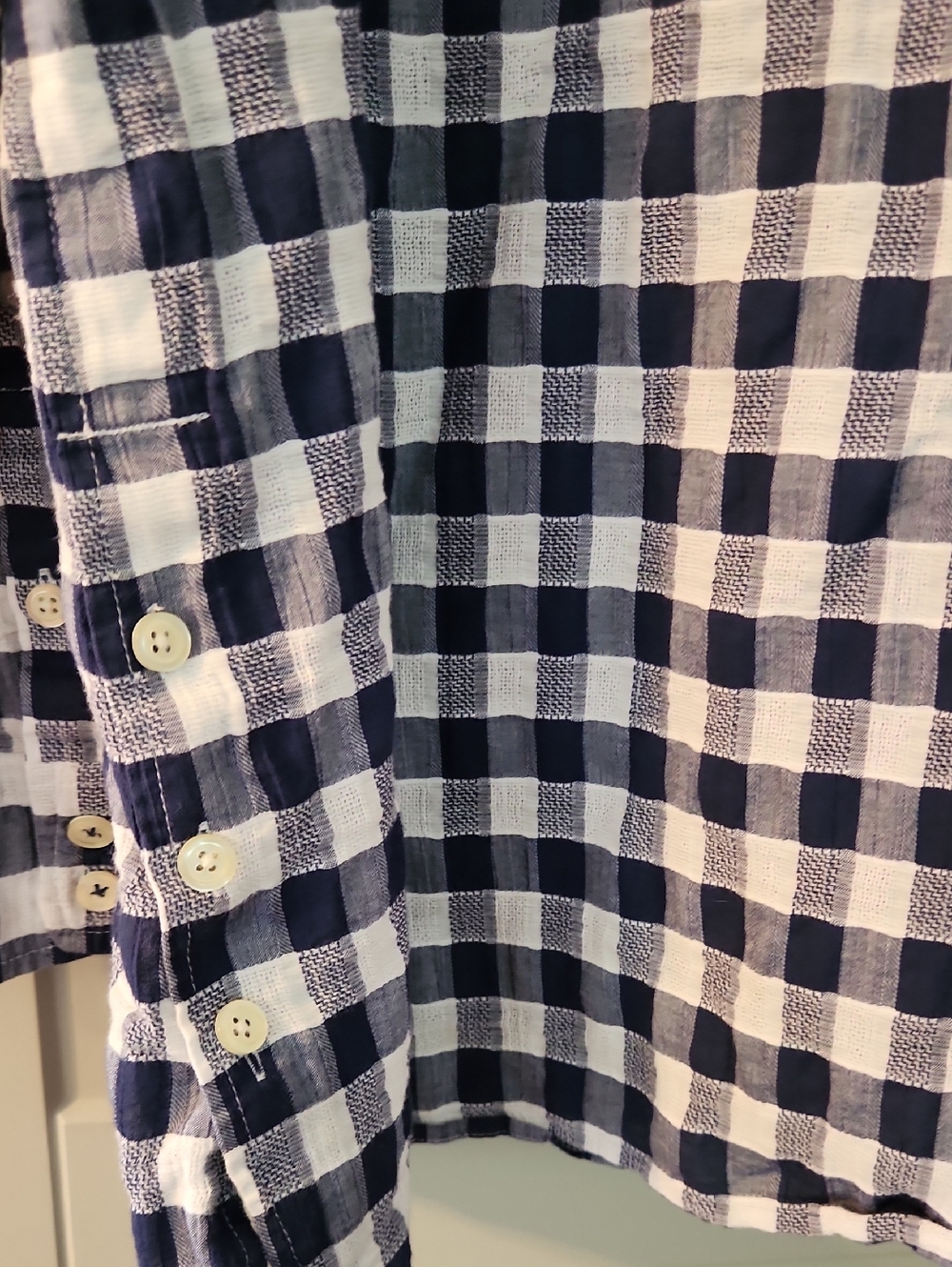 Talbots Checked Top - Picture 4 of 7
